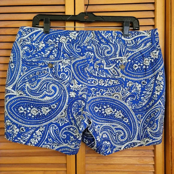 NWT Old Navy Floral Paisley Shorts Size 12 - Picture 14 of 14